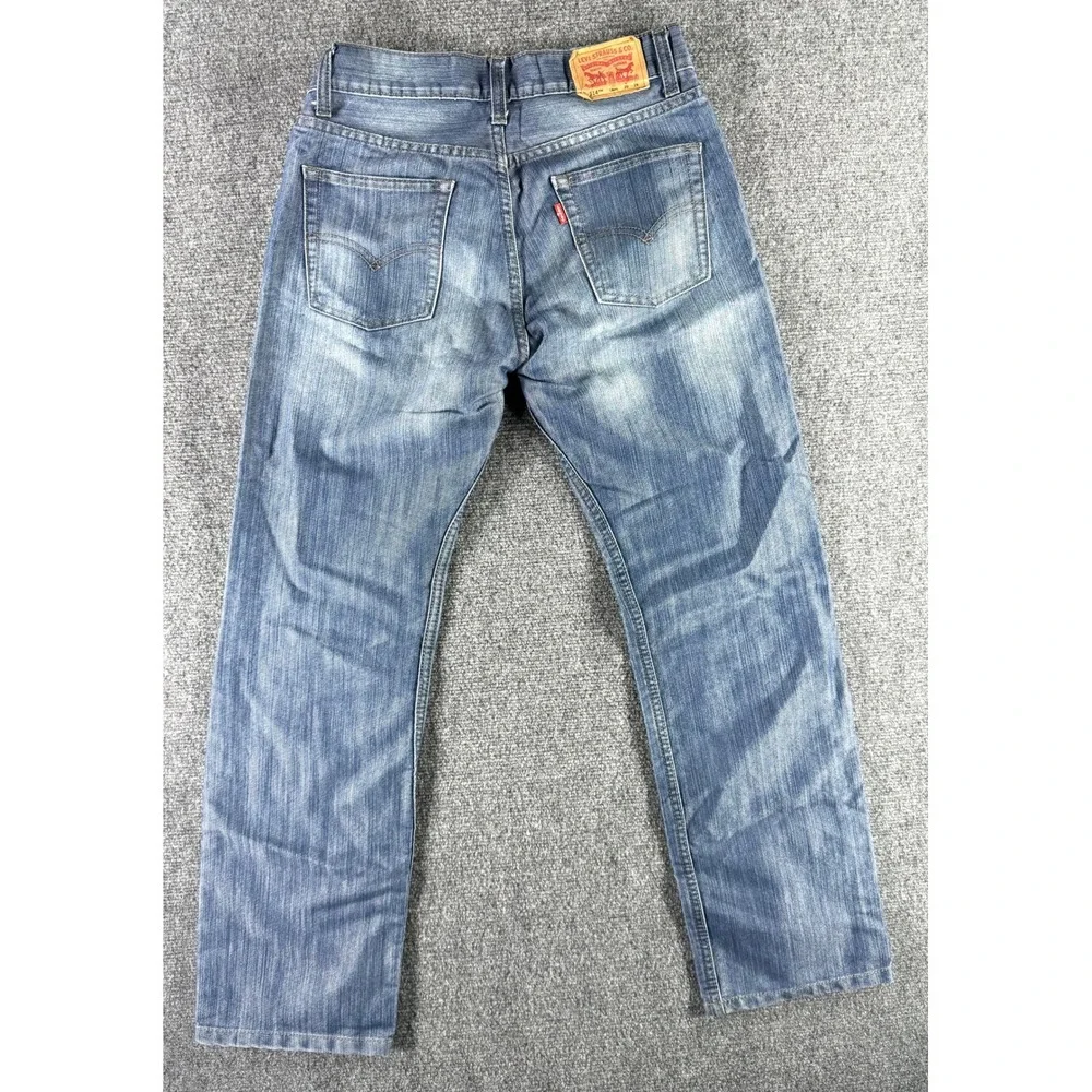 Levis 514 Straight Fit Blue Denim Jeans Medium Wash 18 Reg‎ Classic Casual